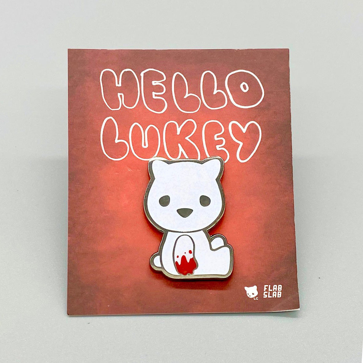 Hello Lukey Enamel Pin Badge